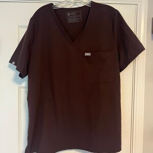 Figs Women’s Maroon scrub top